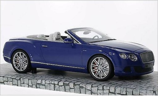 Bentley Continental GT Speed Convertible 1/18 Minichamps metalico azul 2013 coche miniatura