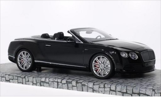 Bentley Continental GT Speed Convertible 1/18 Minichamps negro 2014 coche miniatura