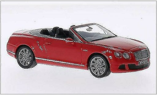 Bentley Continental GTC Speed 1/43 Minichamps rojo 2012 coche miniatura
