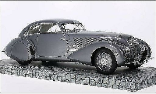 Bentley Embiricos coupe 1/18 Minichamps metalico gris RHD 1938 coche miniatura