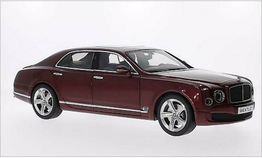 Bentley Mulsanne Speed 1/18 Kyosho metalico rojo 2014 coche miniatura
