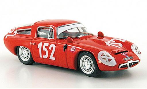 Coche miniatura Alfa Romeo TZ1 1/43 Best TZ 1 No.152 Targa Florio 1970 Alfa Romeo TZ1 1/43 Best TZ 1 No.152 Targa Florio 1970 coche miniatura