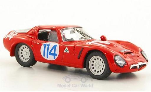 Coche miniatura Alfa Romeo TZ2 1/43 Best TZ 2 No.114 Targa Florio 1966 Alfa Romeo TZ2 1/43 Best TZ 2 No.114 Targa Florio 1966 coche miniatura