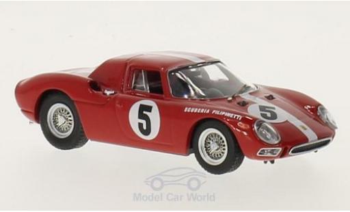 Ferrari 250 1/43 Best LM RHD No.5 Scuderia Filipinetti 1000km Paris 1964 H.Müller/A.Boller coche miniatura