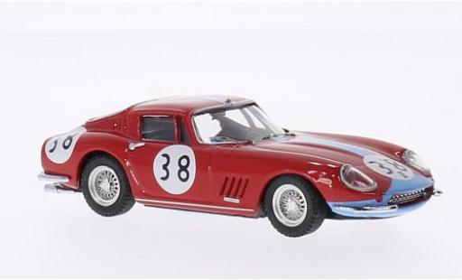 Coche miniatura Ferrari 275 1/43 Best GTB/4 Coupe No.38 1000km Paris 1966 P.Vestey/C.Gaspar Ferrari 275 1/43 Best GTB/4 Coupe No.38 1000km Paris 1966 P.Vestey/C.Gaspar coche miniatura
