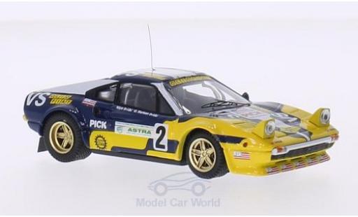 Coche miniatura Ferrari 308 GTB 1/43 Best GTB No.2 Olio Fiat Rallye Valli Piacentine 1980 Nico/G.Barban Ferrari 308 GTB 1/43 Best GTB No.2 Olio Fiat Rallye Valli Piacentine 1980 Nico/G.Barban coche miniatura