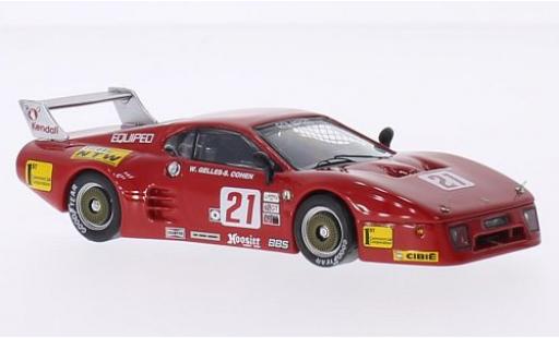 Coche miniatura Ferrari 512 1/43 Best BB LM No.21 Lime Rock Park 1984 S.Cohen/W.Gelles Ferrari 512 1/43 Best BB LM No.21 Lime Rock Park 1984 S.Cohen/W.Gelles coche miniatura