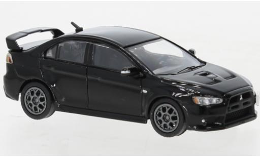 Coche miniatura Mitsubishi Lancer 1/64 BM Creations évolution X negro 2007 Mitsubishi Lancer 1/64 BM Creations évolution X negro 2007 coche miniatura