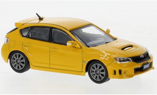Coche miniatura Subaru Impreza 1/64 BM Creations WRX STI metallise amarillo 2009 Subaru Impreza 1/64 BM Creations WRX STI metallise amarillo 2009 coche miniatura
