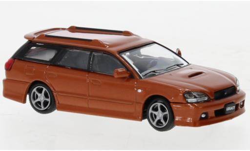 Coche miniatura Subaru Legacy 1/64 BM Creations Touring Wagon GT-B metallise naranja 2002 Subaru Legacy 1/64 BM Creations Touring Wagon GT-B metallise naranja 2002 coche miniatura