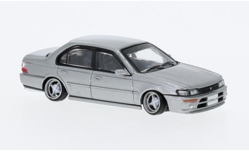 Toyota Corolla 1/64 BM Creations (AE100) metallise gris 1996 coche miniatura