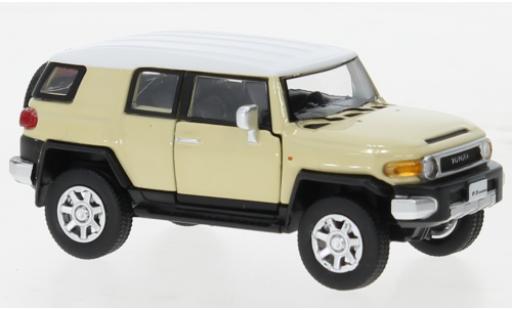 Coche miniatura Toyota FJ Cruiser 1/64 BM Creations beige/blanche 2015 Toyota FJ Cruiser 1/64 BM Creations beige/blanche 2015 coche miniatura