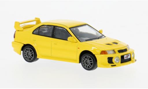 Coche miniatura Mitsubishi Lancer 1/64 BM Creations EVO V gelb 1:64 Mitsubishi Lancer 1/64 BM Creations EVO V gelb 1:64 coche miniatura