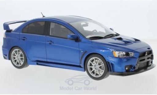 Coche miniatura Mitsubishi Lancer 1/18 BM Creations Evolution X metalico azul Mitsubishi Lancer 1/18 BM Creations Evolution X metalico azul coche miniatura