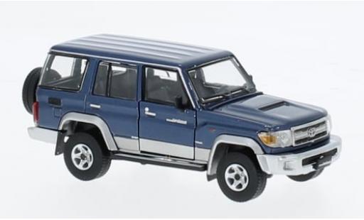 Toyota Land Cruiser 1/64 BM Creations (LC76) metallise blau 1:64 coche miniatura