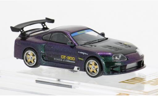 Coche miniatura Toyota Supra 1/64 BM Creations (JZA80) Top Secret violett/schwarz 1:64 Toyota Supra 1/64 BM Creations (JZA80) Top Secret violett/schwarz 1:64 coche miniatura