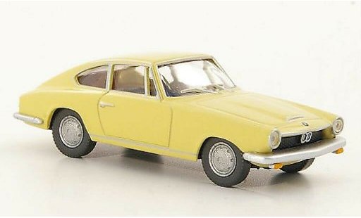 Bmw 1600 GT 1/87 Wiking Coupe beige coche miniatura