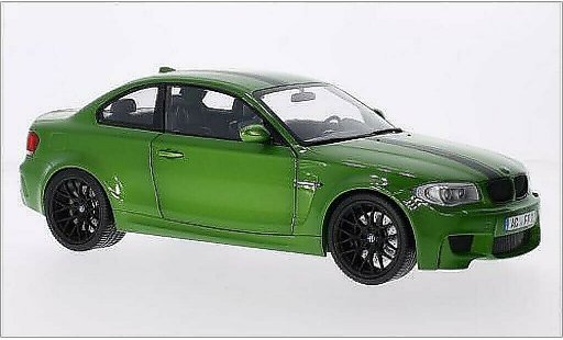 Bmw 1M coupe 1/18 Minichamps metalico verde/Dekor 2011 E82 coche miniatura