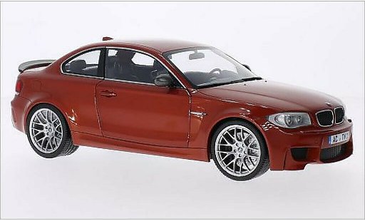 Bmw 1M coupe 1/18 Minichamps metalico naranja 2011 E82 coche miniatura