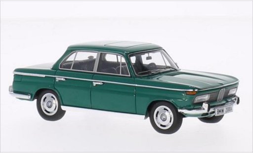 Bmw 2000 a 1/43 Minichamps verde 1962 coche miniatura
