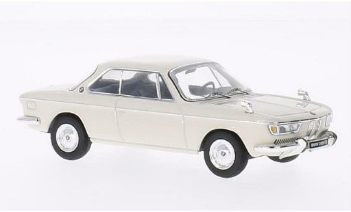 Bmw 2000 CS 1/43 IXO blanco 1970 coche miniatura