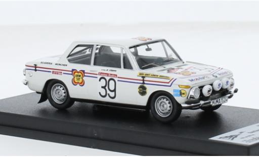 Bmw 2002 1/43 Trofeu Ti Alpenfahrt 1973 #39 G.W.Stroppe/W.Smolej 1:43 coche miniatura