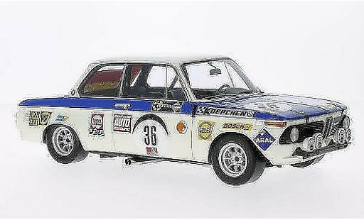 Bmw 2002 ti 1/18 Spark No.36 24h Nurburgring 1970 coche miniatura