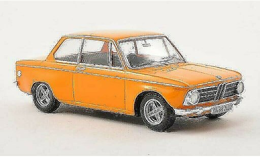 Bmw 2002 ti 1/43 WhiteBox verbreitert naranja limitada Auflage 500 pieza 1971 coche miniatura