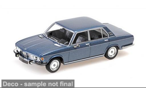 Coche miniatura Bmw 2500 (E3) blau 1968 1/43 Minichamps