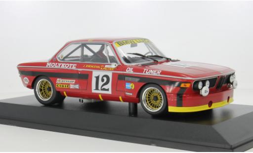 Bmw 3.0 1/18 Minichamps CSL 24h Spa 1974 Luigi #12 A.Peltier/J.Xhenceval 1:18 coche miniatura