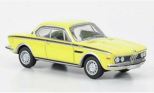 Bmw 3.0 CSL 1/87 Bub Coupe amarillo coche miniatura