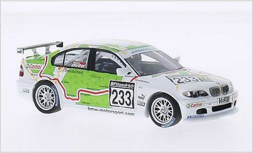 Bmw 320 vln 1/43 Minichamps E46 i (E46/4) No.233 Schubert Motorsport Nurburgring 2005 /Huismann coche miniatura