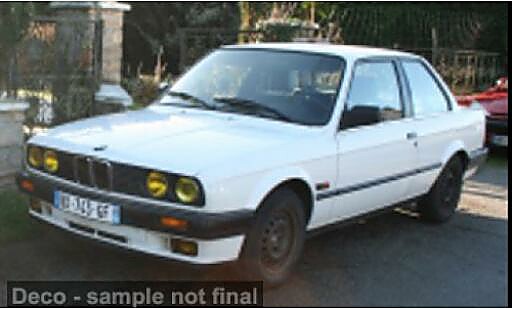 Coche miniatura Bmw 325 i (E30) weiss 1986 1/18 Solido