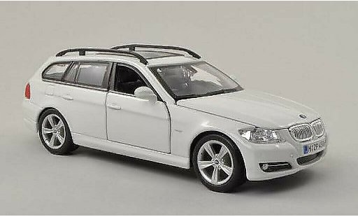 Bmw 330 Touring 1/24 Burago E91 (E91) blanco coche miniatura