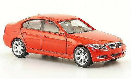 Bmw 330 berline 1/87 Herpa E90 Limusina (E90) rojo 2005 coche miniatura