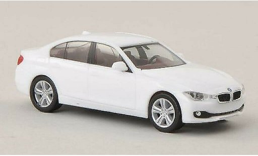 Bmw 330 berline 1/87 Herpa F30 Limusina blanco coche miniatura