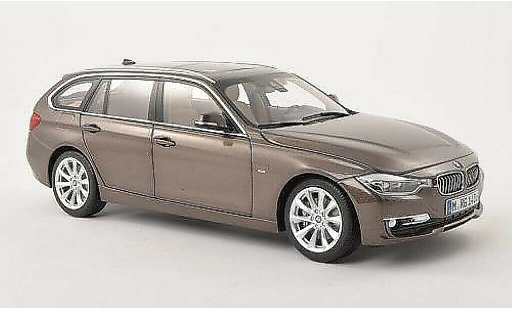 Bmw 335 touring 1/18 Paragon F31 marron 2012 coche miniatura