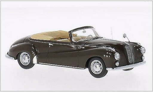 Bmw 502 cabriolet 1/43 Neo Descapotable Autenrieth marron 1956 coche miniatura