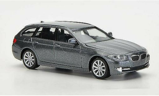 Bmw 530 touring 1/87 Herpa F11 d gris coche miniatura
