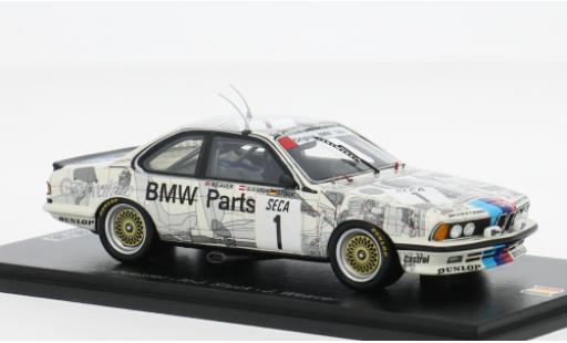Bmw 635 1/43 Spark CSi 24h Spa 1984 #1 D.Quester/H-J.Stuck 1:43 coche miniatura