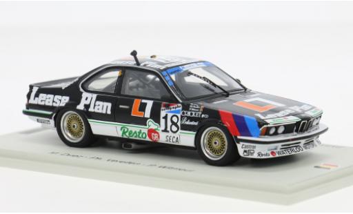 Bmw 635 1/43 Spark CSi 24h Spa 1987 #18 M.Duez/Ph.Verellen 1:43 coche miniatura