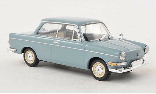 Bmw 700 ls 1/43 Minichamps azul-gris 1960 coche miniatura