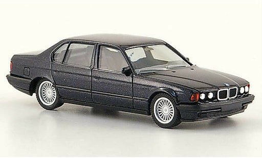 Bmw 750 F02 1/87 Herpa iL negro High-Tech coche miniatura