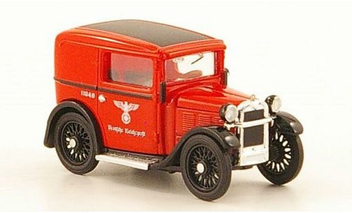 Bmw Dixi fourgon 1/87 Brekina Lieferwagen Deutsche Reichspost coche miniatura