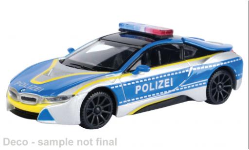 Bmw i8 1/43 Motormax 2018 Polizei 1:43 coche miniatura