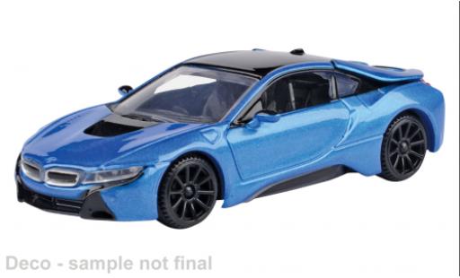 Bmw i8 1/43 Motormax blau/schwarz 2018 1:43 coche miniatura