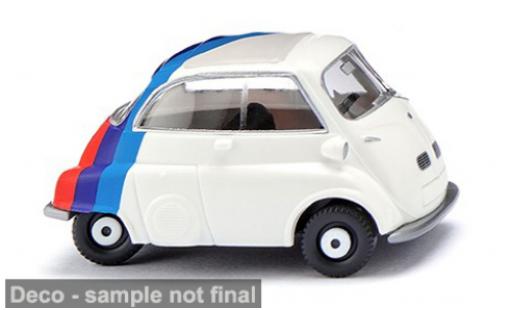 Bmw Isetta 1/87 Wiking weiss/Dekor 1955 1:87 coche miniatura