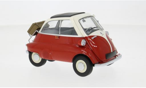 Bmw Isetta 1/18 Minichamps weiss/rojo 1955 1:18
