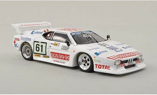 Bmw M1 1982 1/43 Spark No.61 24h Le Mans /F.Gasparetti coche miniatura