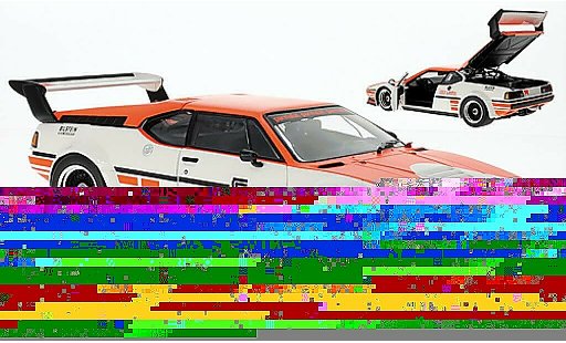Bmw M1 1979 1/18 Minichamps (E26) No.5 Project Four Racing Serie coche miniatura
